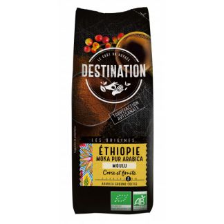 Café Molido Etiopía Moka Arábica Bio Destination - 250 gramos