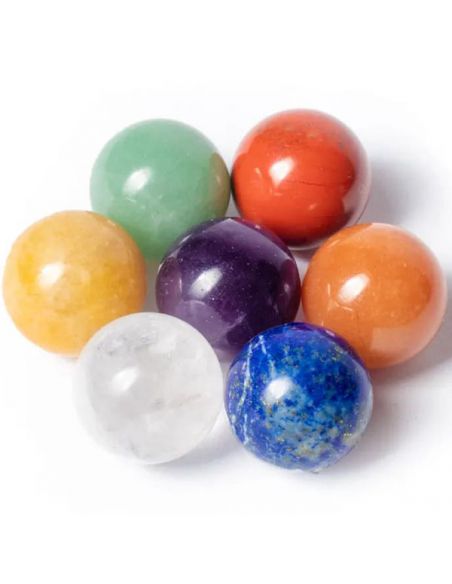 Set Siete Esferas Chakras