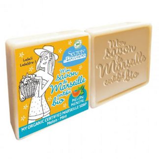 Jabón de Marsella Melón y Menta Secrets de Provence - 100 gramos