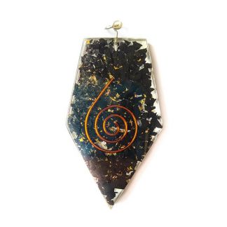 Colgante Orgonita Pentágono Shungit