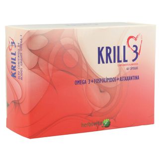 Krill 3 Herbovita - 60 perlas