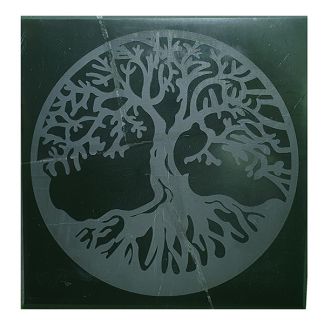 Placa de Shungit Árbol de la Vida