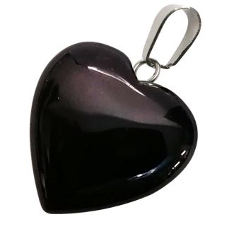 Colgante Corazón de Obsidiana