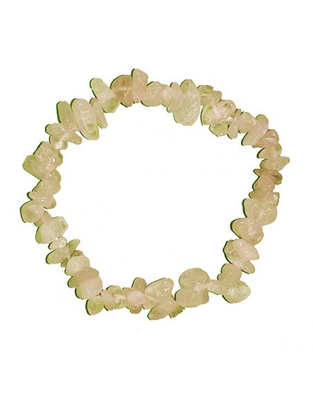 Pulsera Chip Cuarzo Rosa