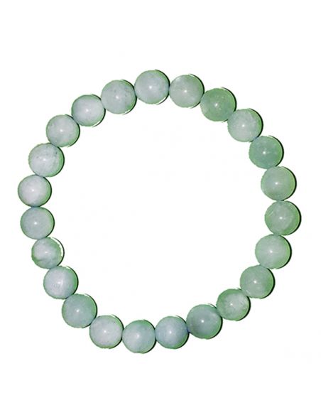 Pulsera Bolas de Aguamarina