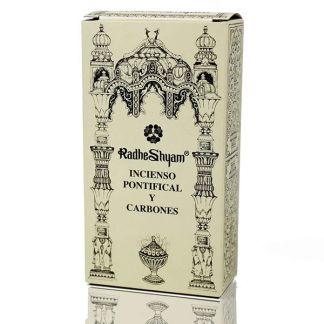 Incienso en Grano Pontifical con Carbones Radhe Shyam - 50 gramos
