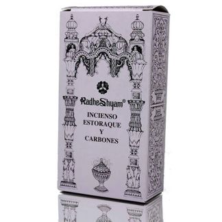 Incienso en Grano Estoraque con Carbones Radhe Shyam - 50 gramos