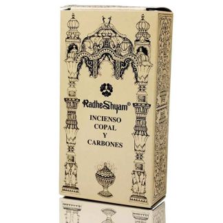 Incienso en Grano Copal con Carbones Radhe Shyam - 50 gramos
