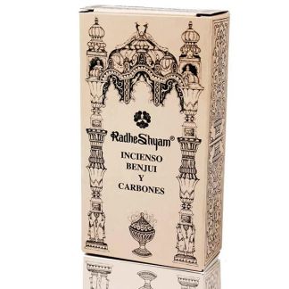 Incienso en Grano Benjui con Carbones Radhe Shyam - 50 gramos
