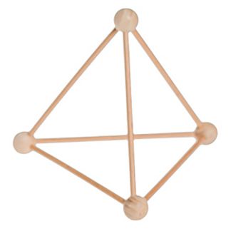 Tetraedro de Madera
