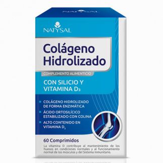 Colágeno Hidrolizado con Silicio y D3 Natysal - 60 comprimidos