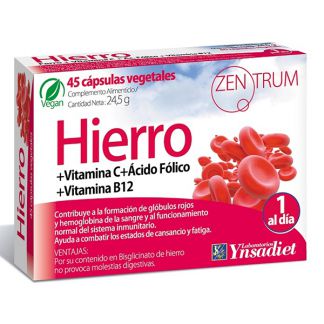 Hierro Zentrum - 45 cápsulas