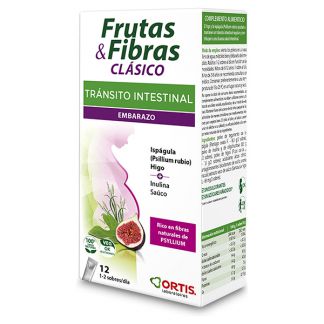 Fruta y Fibra Clásico Embarazo Ortis - 12 sobres