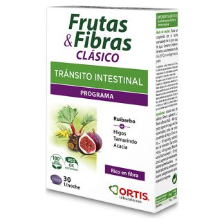 Fruta y Fibra Clásico Ortis - 30 comprimidos