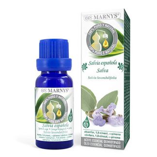 Aceite Esencial Alimentario Salvia Española Marnys - 15 ml.
