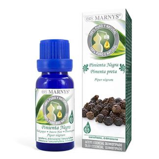 Aceite Esencial Alimentario Pimienta Negra Marnys - 15 ml.