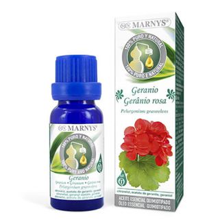 Aceite Esencial Alimentario Geranio Marnys - 15 ml.