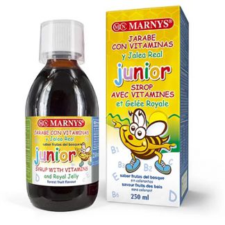 Jarabe Junior Multivitamínico con Jalea Real Marnys - 250 ml.