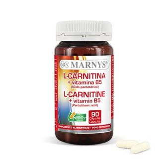 L-Carnitina con Vitamina B5 Marnys - 90 cápsulas