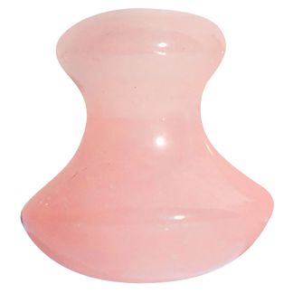 Piedra de Masaje Seta de Cuarzo Rosa