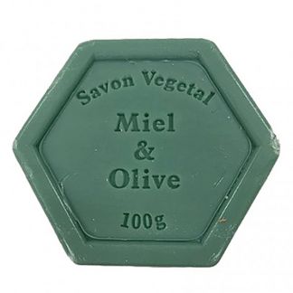 Jabón Hexagonal con Miel y Oliva Castillo de Peñalver - 100 gramos