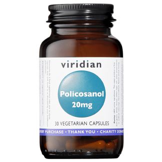Policosanol 20 mg. Viridian - 30 cápsulas