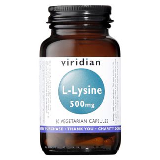 L-Lisina 500 mg. Viridian - 30 cápsulas