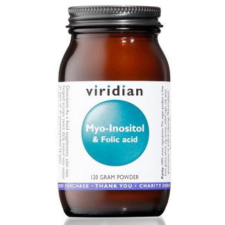 Myo-Inositol con Ácido Fólico Viridian - 120 gramos