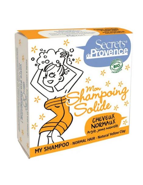 Champú Sólido Cabello Normal Secrets de Provence - 85 gramos