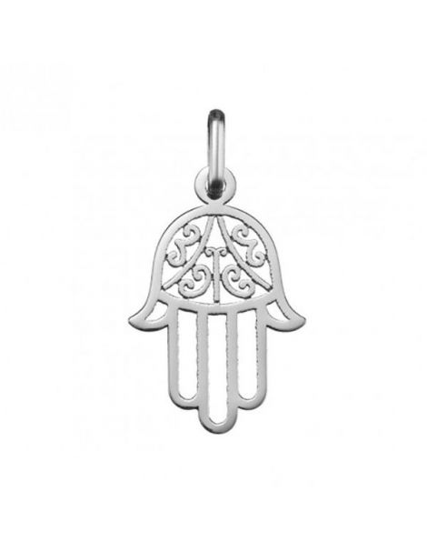 Colgante Mano de Fátima Plateado