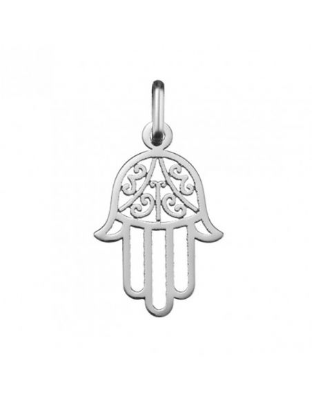 Colgante Mano de Fátima Plateado