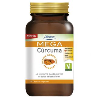 Mega Cúrcuma Dietisa - 50 cápsulas