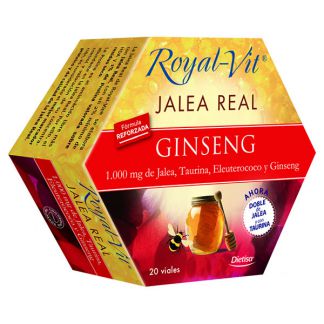 Jalea Real Royal Vit Ginseng Dietisa - 20 viales