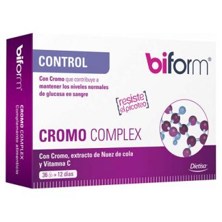 Biform Control Cromo Complex Dietisa - 36 cápsulas