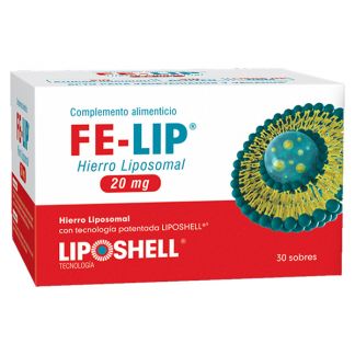 Fe-Lip Hierro Liposomal 20 mg. Liposhell - 30 sobres