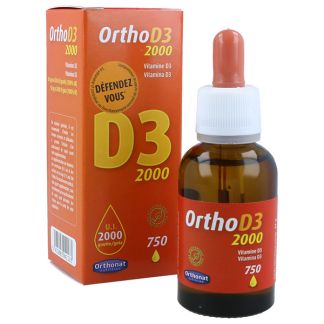 Vitamina Ortho D3 2000 UI Orthonat - 30 ml.