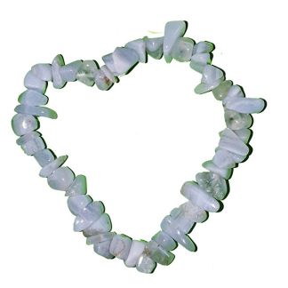 Pulsera Chip Calcedonia Azul