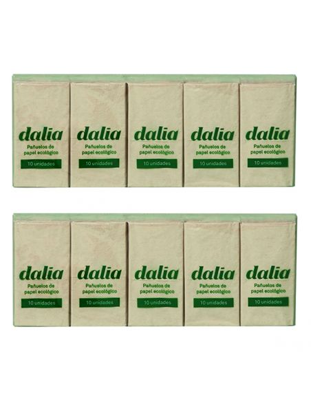 Pañuelos de Papel Ecológico Dalia - 10 paquetes