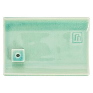 Incensario Yukari Plano Verde Celadón