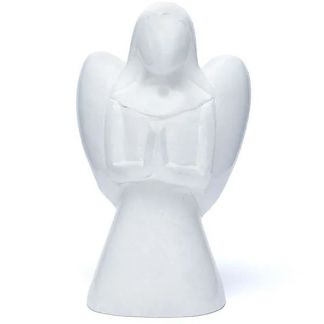 Estatuilla Ángel de Mármol Blanco