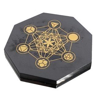 Placa de Obsidiana Grabada con Metatrón