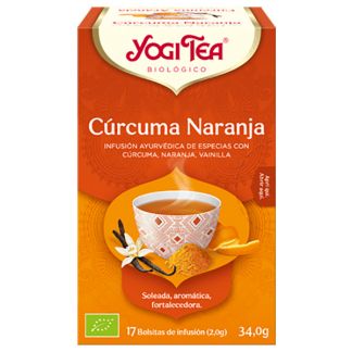 Yogi Tea Cúrcuma Naranja - 17 bolsitas