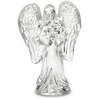 Estatuilla Ángel de Cristal con Alas Esmeriladas