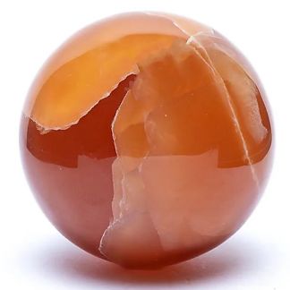 Esfera de Calcita Miel - 6 cm.