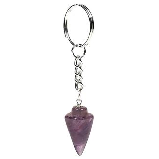 Llavero con Péndulo de Amatista