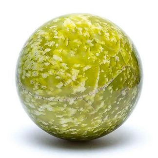 Esfera de Serpentina Amarilla - 5 cm.