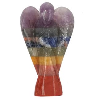 Estatuilla Pequeña Ángel de los 7 Chakras