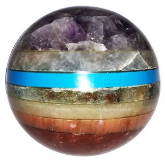 Esfera Piedras 7 Chakras - 5 cm.