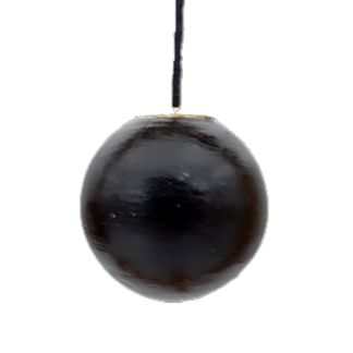 Péndulo Neutro Bola de Madera Negro Nestinar