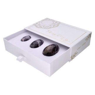 Pack de Tres Huevos Vaginales Yoni de Amatista